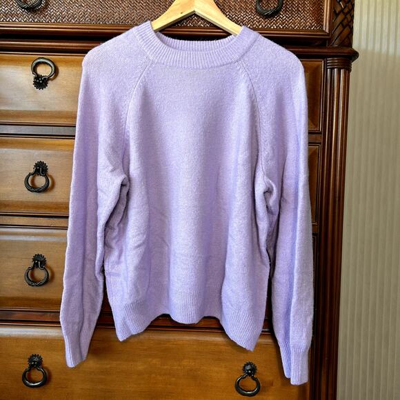 Vince Camuto Women´s Marshmello Cottage Pastel Lilac Mock Neck sweater size XL - Picture 3 of 10